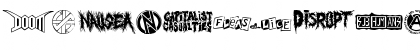 punk rawk dingbatz Font