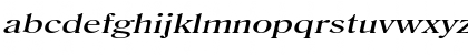 Roomy Extended Italic Font