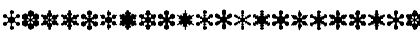 SnowflakeAssortment Regular Font