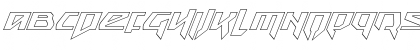 Snubfighter Outline Italic Italic Font