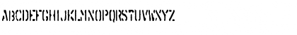 SprayStencilCondensed Regular Font