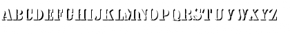StencilOnlShaD Regular Font