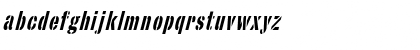 StencilSans Condensed Italic Font