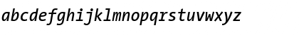 The Sans Mono Condensed- Italic Font The Sans Mono Condensed- Italic Font