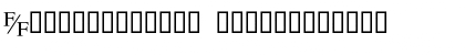 TmsFE Regular Font