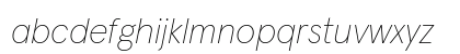 Apercu Pro Thin Italic Apercu Pro Thin Italic