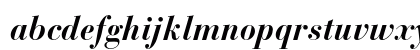 Bauer Bodoni Bold Italic Bauer Bodoni Bold Italic