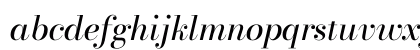 Bodoni* 16 Italic Bodoni* 16 Italic