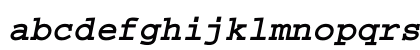 CourierBoldItal Regular