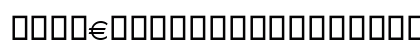Euro Sign Mono Regular