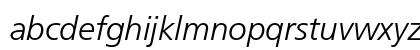 Frutiger 46 Light Italic Frutiger 46 Light Italic