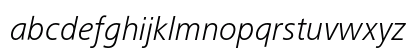 FrutigerNextLT Light Italic FrutigerNextLT Light Italic