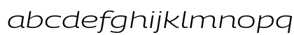 Georama Extra Expanded Light Italic
