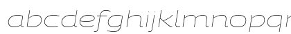 Georama Extra Expanded Thin Italic