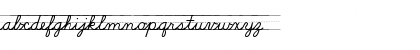 DN Cursive with Rules Regular Font