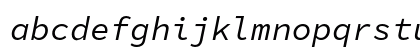 Hasklug Nerd Font Mono Italic