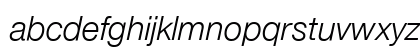 Helvetica Neue Light Italic