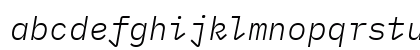 IBM Plex Mono Light Italic