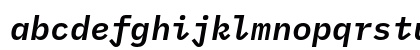 IBM Plex Mono SemiBold Italic