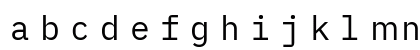 iMWritingDuospace NF Regular iMWritingDuospace NF Regular
