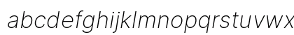 Inter Extra Light Italic Inter Extra Light Italic