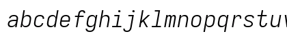 Iosevka Light Extended Oblique Regular