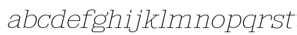 Kingsbridge Expanded UltraLight Italic Kingsbridge Expanded UltraLight Italic
