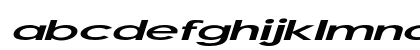 Laria Extra-expanded Italic