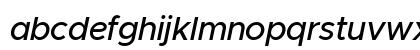 Metropolis Medium Italic