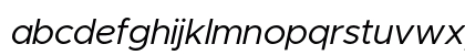 Metropolis Regular Italic