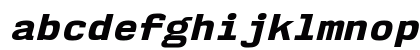 NK57 Monospace Semi-Expanded ExtraBold Italic NK57 Monospace Semi-Expanded ExtraBold Italic