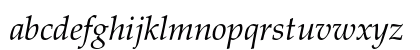 Palatino Italic Old Style Figures