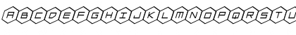 HEX:gon Staggered Italic Italic Font HEX:gon Staggered Italic Italic Font