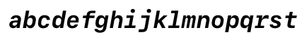 SF Mono Bold Italic SF Mono Bold Italic