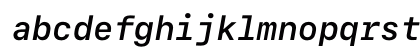 SF Mono Semibold Italic SF Mono Semibold Italic