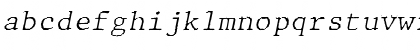 JMH Typewriter mono Fine Italic Font