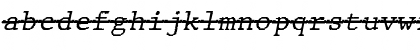JMH Typewriter mono Over Italic Font