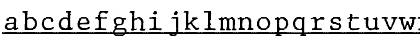 JMH Typewriter mono Under Regular Font