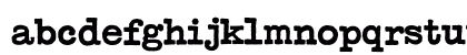 Typewriter Bold