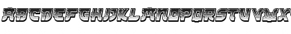 Kamikaze 3D Gradient Italic Font