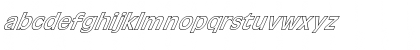 FZ BASIC 2 HOLLOW ITALIC Normal Font