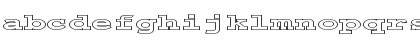 FZ BASIC 54 HOLLOW EX Bold Font