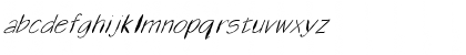 FZ HAND 1 MANGLED ITALIC Normal Font