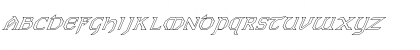 FZ JAZZY 31 HOLLOW ITALIC Normal Font