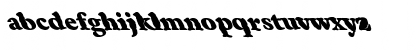 FZ ROMAN 25 MANGLED LEFTY Normal Font