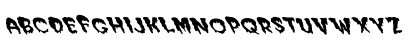 FZ UNIQUE 10 MANGLED LEFTY Normal Font