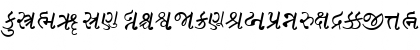 GujaratiRajkotSSK Italic Font