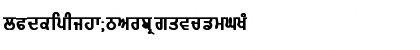 GurmukhiLys 010 Bold Font