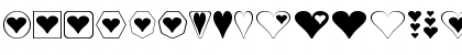 Hearts for 3D FX Normal Font Hearts for 3D FX Normal Font