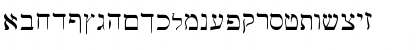 Hebrew Basic Regular Font